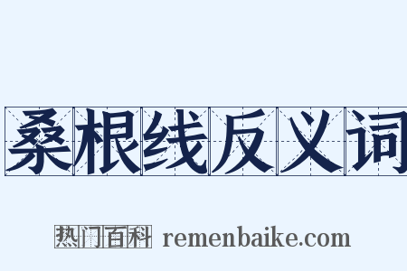 桑根线反义词是什么意思的图片